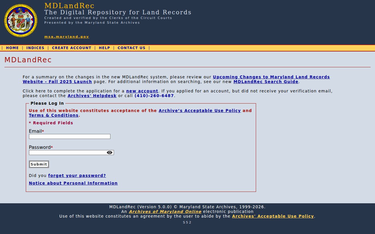 Suitland people search MDLandRec land records gateway